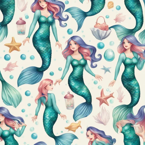 Mermaid Theme apparels